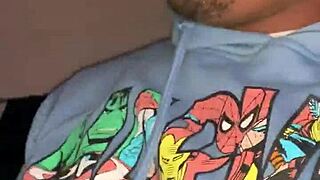 She deepthroats that monster black cock like a blonde whore.