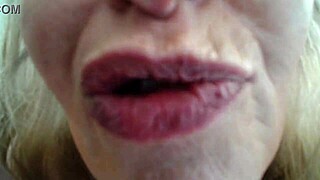 I'm amazed as mature Dawnskye1962 teases Liam with panties modeling