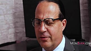 Milf interacts with police during interrogation