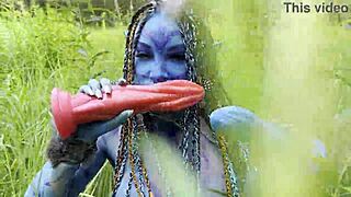 Monika Fox's extreme anal dildo squirt