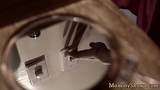 Beautiful MILF with natural breasts seduces and fucks her step-daughters