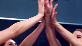 hey, petite brunette can’t resist hot milf stepmom’s charm