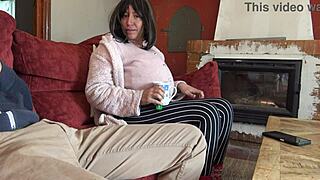 First time stepmother's touch ignites young stepsons' desire