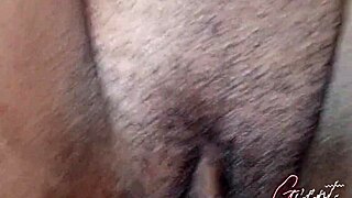 Extremely Close-Up Pussy Pounding with Macro Creampie Finish
