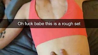 cheating yoga milf snaps fitness instructor for creampie on snapchat