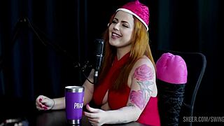 Isadora Closel swings wild with Tiffany and Raphaela in public