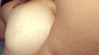 Chubby milf gets anal fucked in homemade couple setting
