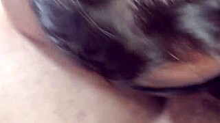 Intensely fucking my wife's mouth after returning from whores, she's my best slut.