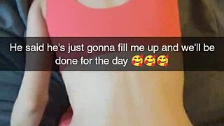 cheating yoga milf snaps fitness instructor for creampie on snapchat