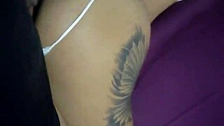 Colombian milf rides rookie's monster cock in hot pov foreplay. Ebony ass and tits bounce hard.