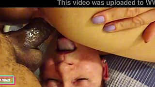 Новинка и Корона в Интеррасовом Догги-Экшене. Латина MILF Наклоняется для Бразильской Страсти.