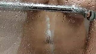 big tits stepsister provocatively flaunting her natural milf curves for you, babe