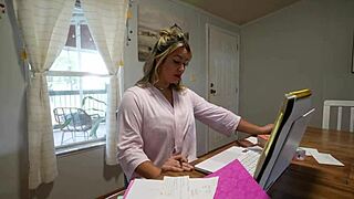 Hot Step-Mom Bends Over for Monster Cock in Taboo Video!