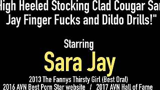 Sara Jay, are you ready for that dildo drill?