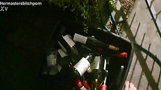 Damn, Trashy Kiwi Slut Pissed On in Public!