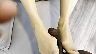 Mature Rita Enjoys Sucking Black Cock In POV