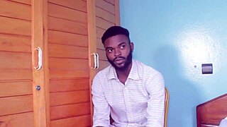 Welcoming Boyfriend's Best Friend with Quick Anal Fuck and Big Tits