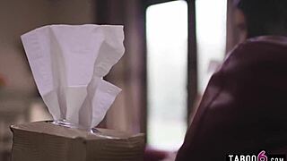 Pain and pleasure mix in this hardcore taboo scene.