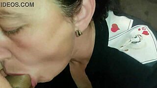 Friend of the husband seduces the housewife and gives her anal sex