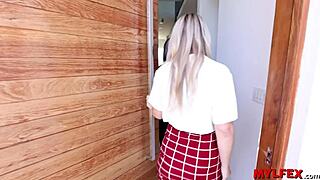 Mylfex - Mommy and best friend team up with a lucky boy for wild fun