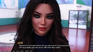 Wow! Busty Brunette Thanks for Pussy Stretching with Big White Cock in Being a Dik 139!