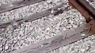 Fisherman Finds Stripper On Run And Gives Dirty Shower