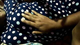 Indian housewife gets a steamy massage and hard sex