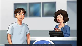 stepmom and stepsis with massive boobs got drilled hard