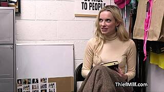 cougar gets busted sneaking stolen dildos at work today