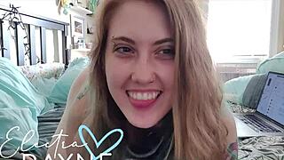 Watch me make the toy disappear in my ass