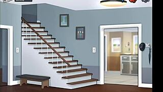 stepmom and stepsis with massive boobs got drilled hard