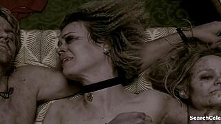 Hot milf Sarah Paulson in American Horror Story scenes