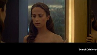 Alicia Vikander in hot scenes in 2015 movie