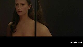 Alicia Vikander in hot scenes in 2015 movie