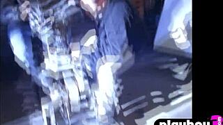 Amazing big tits blonde mature Victoria Silvstedt strips and poses naked in lingerie