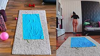 Is This Naked Yoga Workout Too Sensual? Dual Cam Exposed