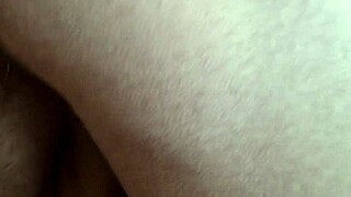 Close up pussy drilled by big dick with massive cumload