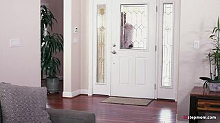 Needy neglected Brooklyn Chase craves intense sex from step son in lingerie