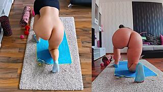 Is This Naked Yoga Workout Too Sensual? Dual Cam Exposed