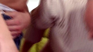 i saw morgan moon in fishnets getting handjob and lick