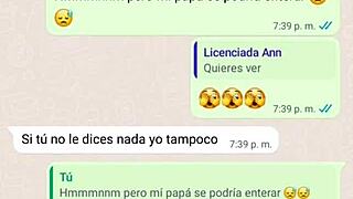 Does my stepmom's wet pussy tease me through chat in leggings?