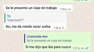 Does my stepmom's wet pussy tease me through chat in leggings?