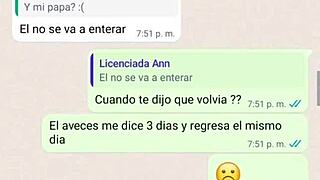 Does my stepmom's wet pussy tease me through chat in leggings?