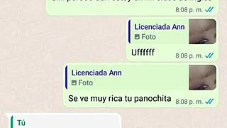 Does my stepmom's wet pussy tease me through chat in leggings?