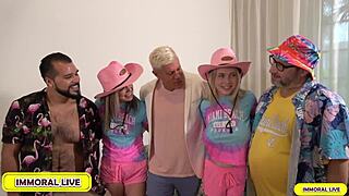 Rebel Rhyder gags hard on fat cock in sloppy deepthroat