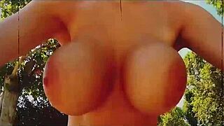 busty redhead lola fauve fucks pool boy and swallows his enormous cock