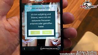 Slim European Milf with Small Tits Dates Guy for POV Action