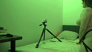 Shooting this weird backstage video with curvy milf feels so odd!