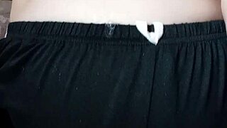 Pregnant MILF Spits On Her Big Tits And Nipples