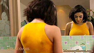 can you handle a glam stepmom in a lesbian threesome with cute teens?